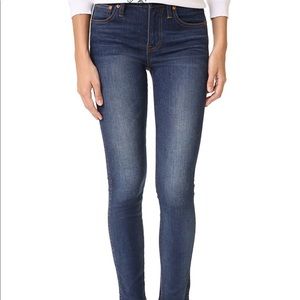 Madewell 9” high riser skinny skinny jean